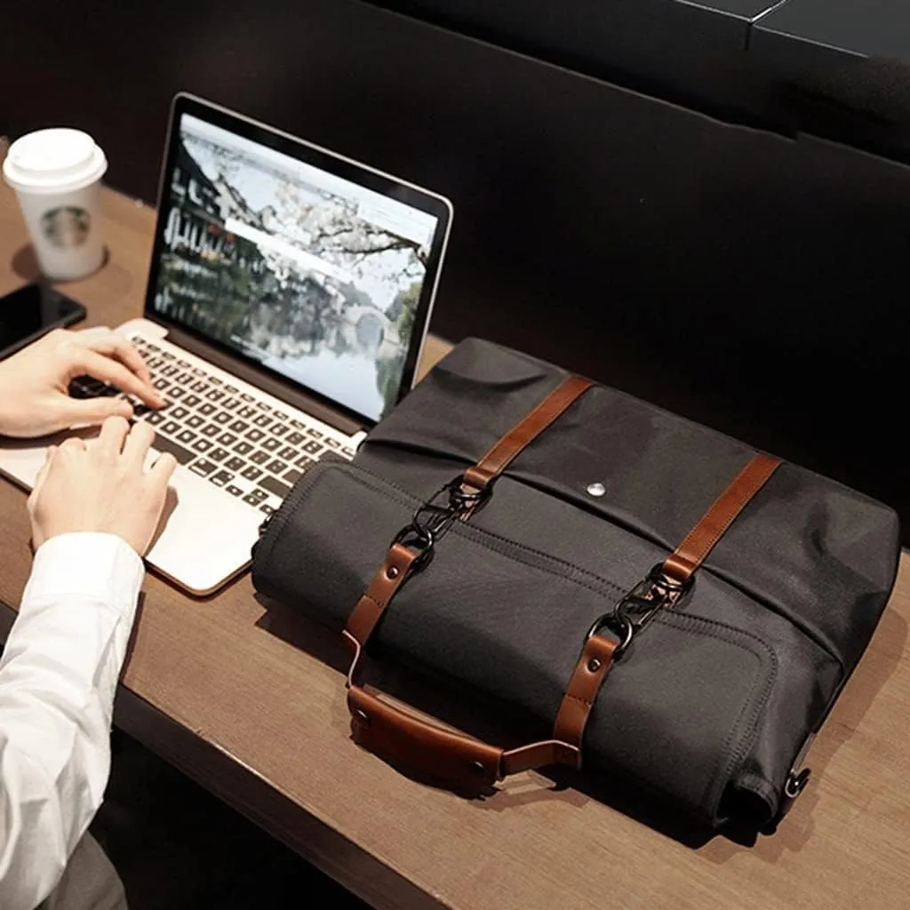 Messenger Bag, Men's Briefcase Handbag Large Capacity Casual Crossbody Business Male Tote Bags 14 Inch Laptop Messenger Bags