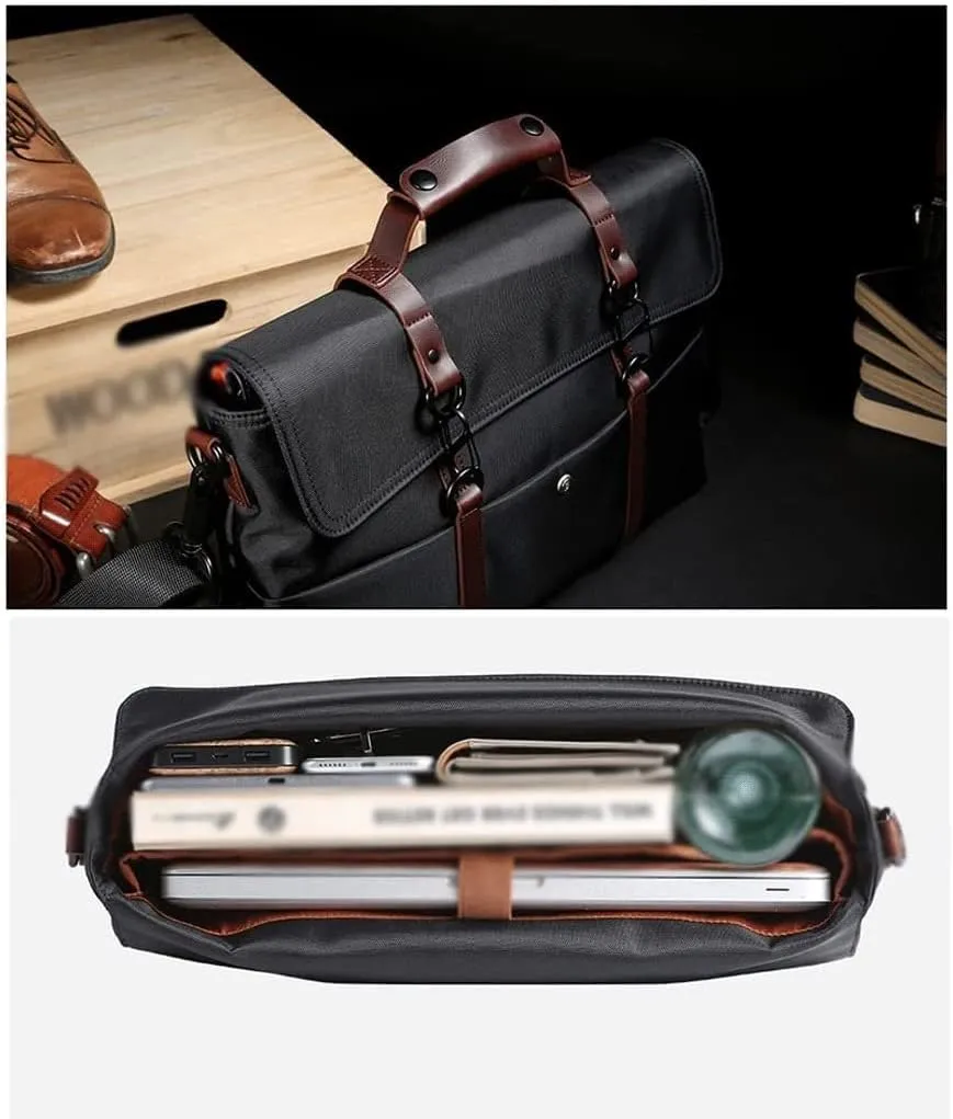 Messenger Bag, Men's Briefcase Handbag Large Capacity Casual Crossbody Business Male Tote Bags 14 Inch Laptop Messenger Bags
