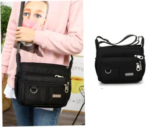 Milisten Oxford Cloth Single Shoulder Bag Messenger Bag for Travel Large Capacity Crossbody Handbag