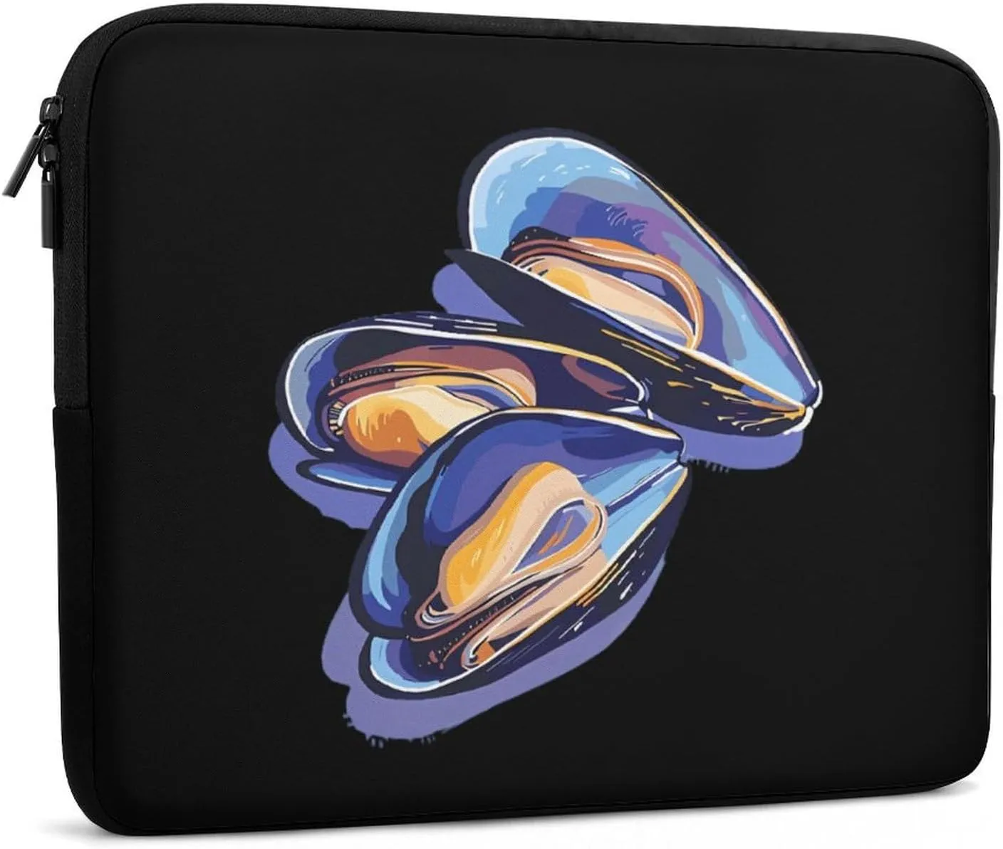 Mussels Seafood Personalized Laptop Bag Business Casual Laptop Cases Slim Computer Bag Briefcase
