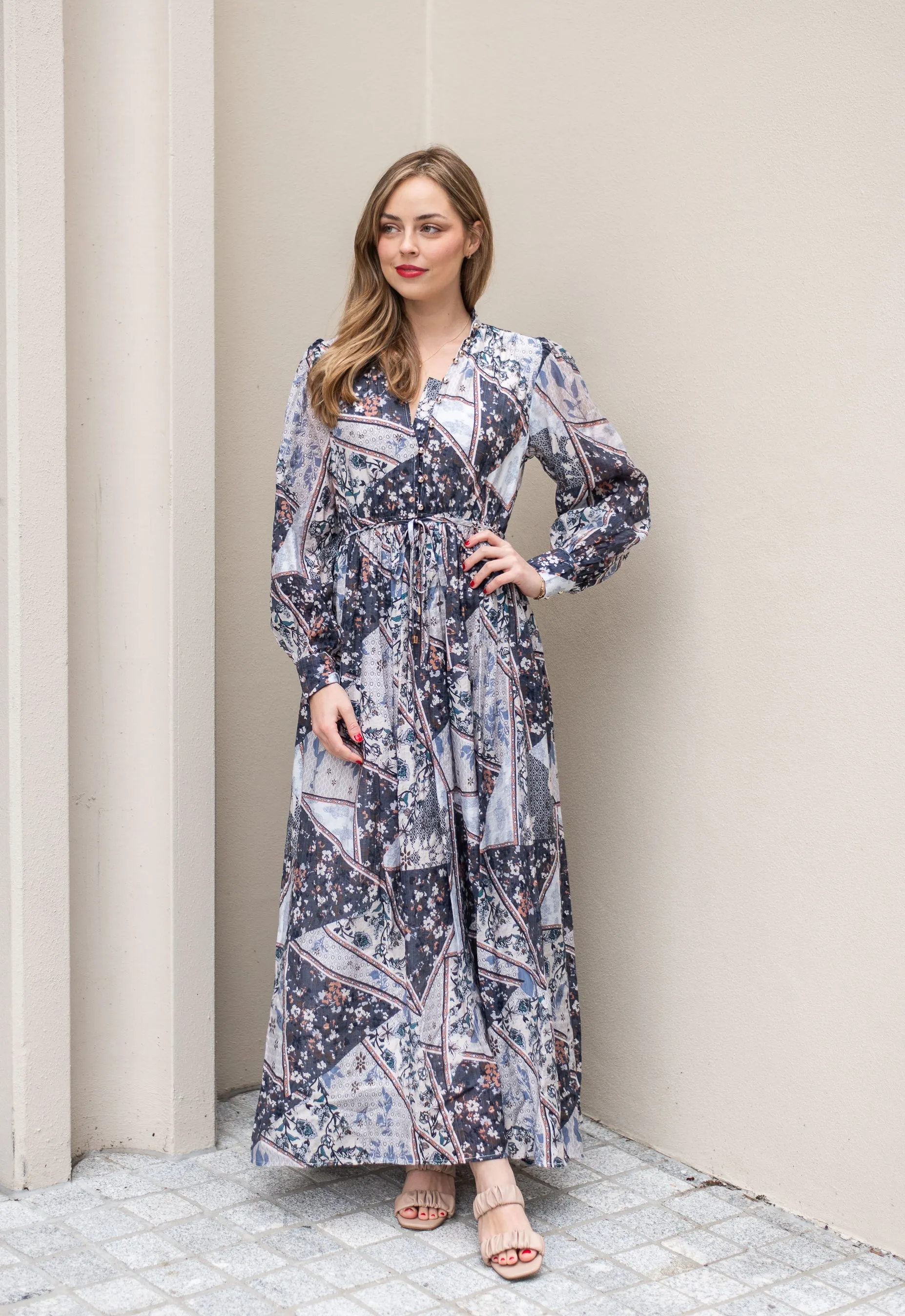 Myka Dress | Grey