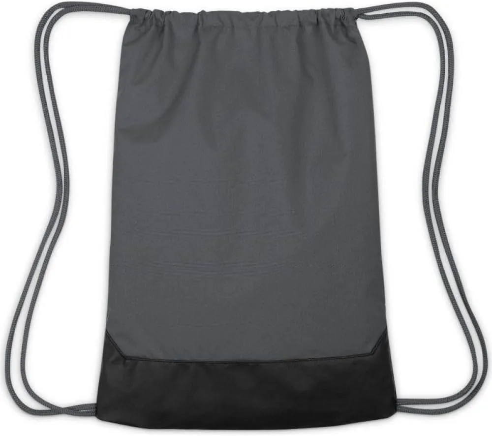 Nike Brasilia 9.5 Training Gym Sack, Iron Grey/Black/White, Medium