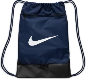 Nike Brasilia 9.5 Training Gym Sack, Midnight Navy/Black/White, Medium