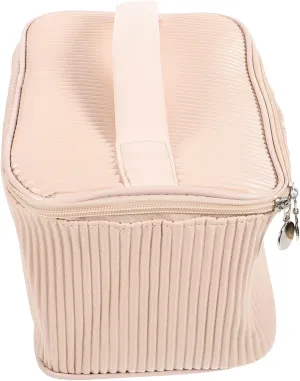 NOLITOY Travel Makeup Bag Large Capacity Toiletry Organizer Women's Pu Leather Toiletry Bag