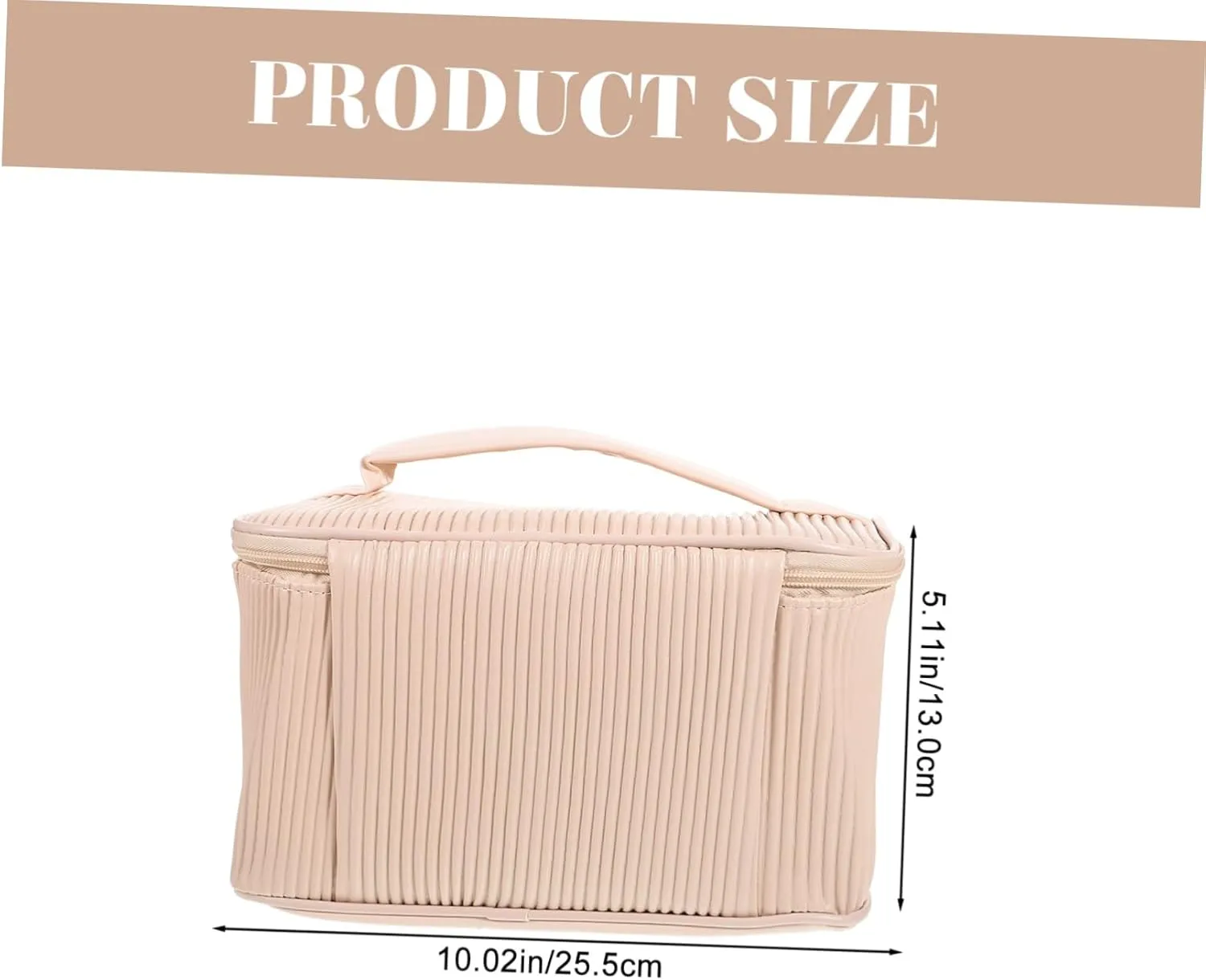 NOLITOY Travel Makeup Bag Large Capacity Toiletry Organizer Women's Pu Leather Toiletry Bag