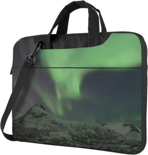 Northern Lights Modern 13-15.6 Inch Laptop Bag For Man And Women, Computer Messenger Bag, Trendy Shoulder Strap Design