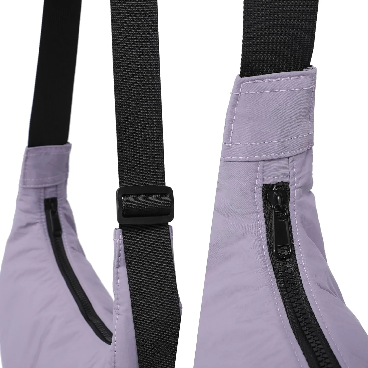Nylon Crescent Crossbody Bags for Women,Shoulder Casual Dumpling Purse