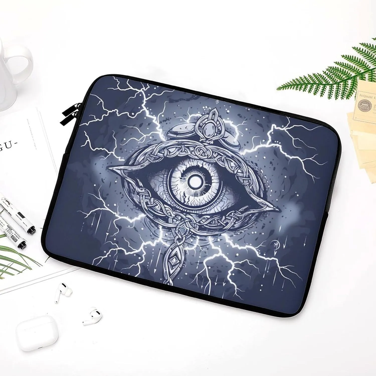Odin's Eye Personalized Laptop Bag Business Casual Laptop Cases Slim Computer Bag Briefcase