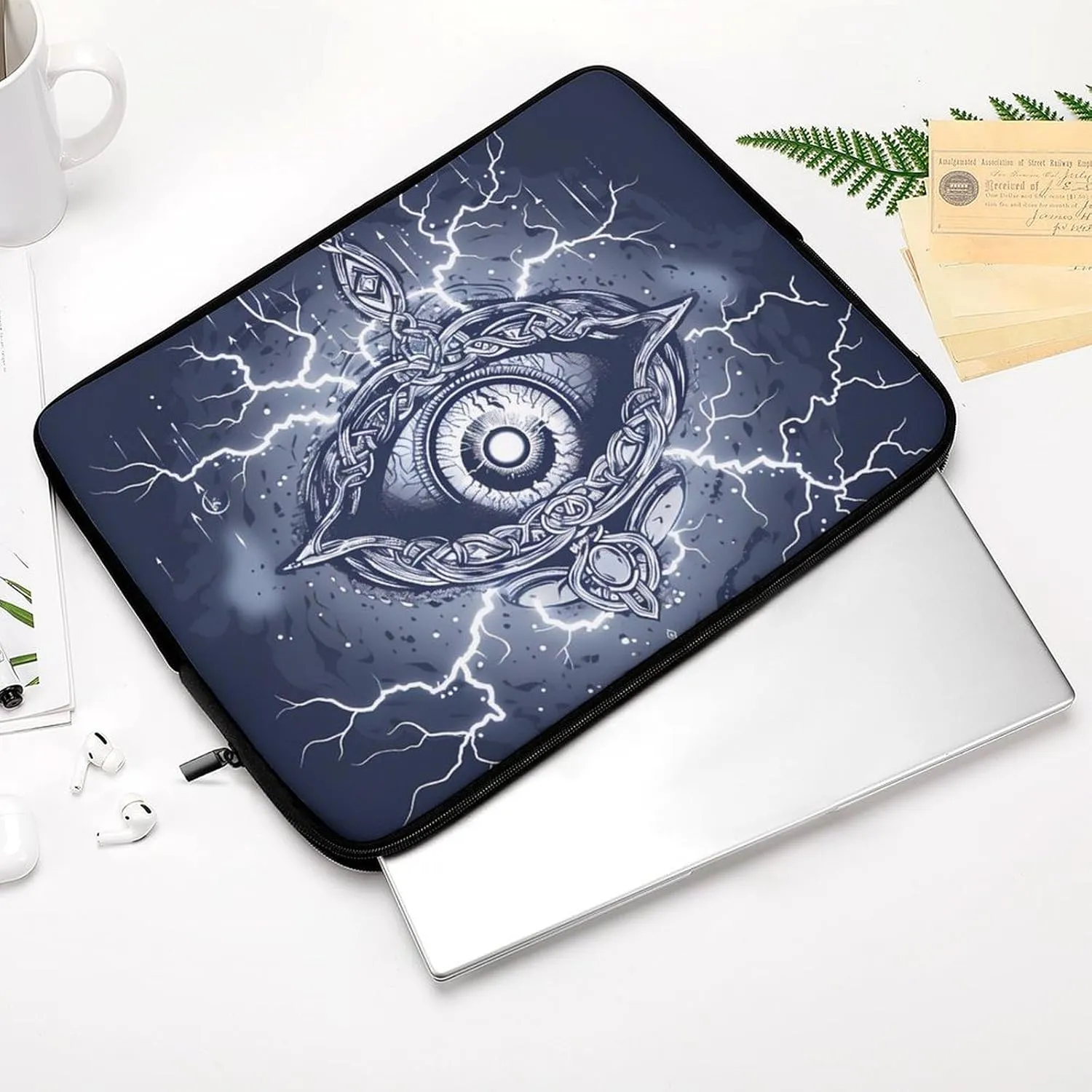 Odin's Eye Personalized Laptop Bag Business Casual Laptop Cases Slim Computer Bag Briefcase