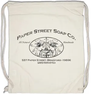 Paper Street Soap Co. Drawstring Bag Gym Sack