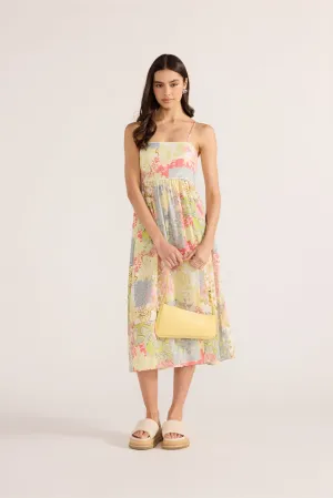 Patchwork Midi Dress