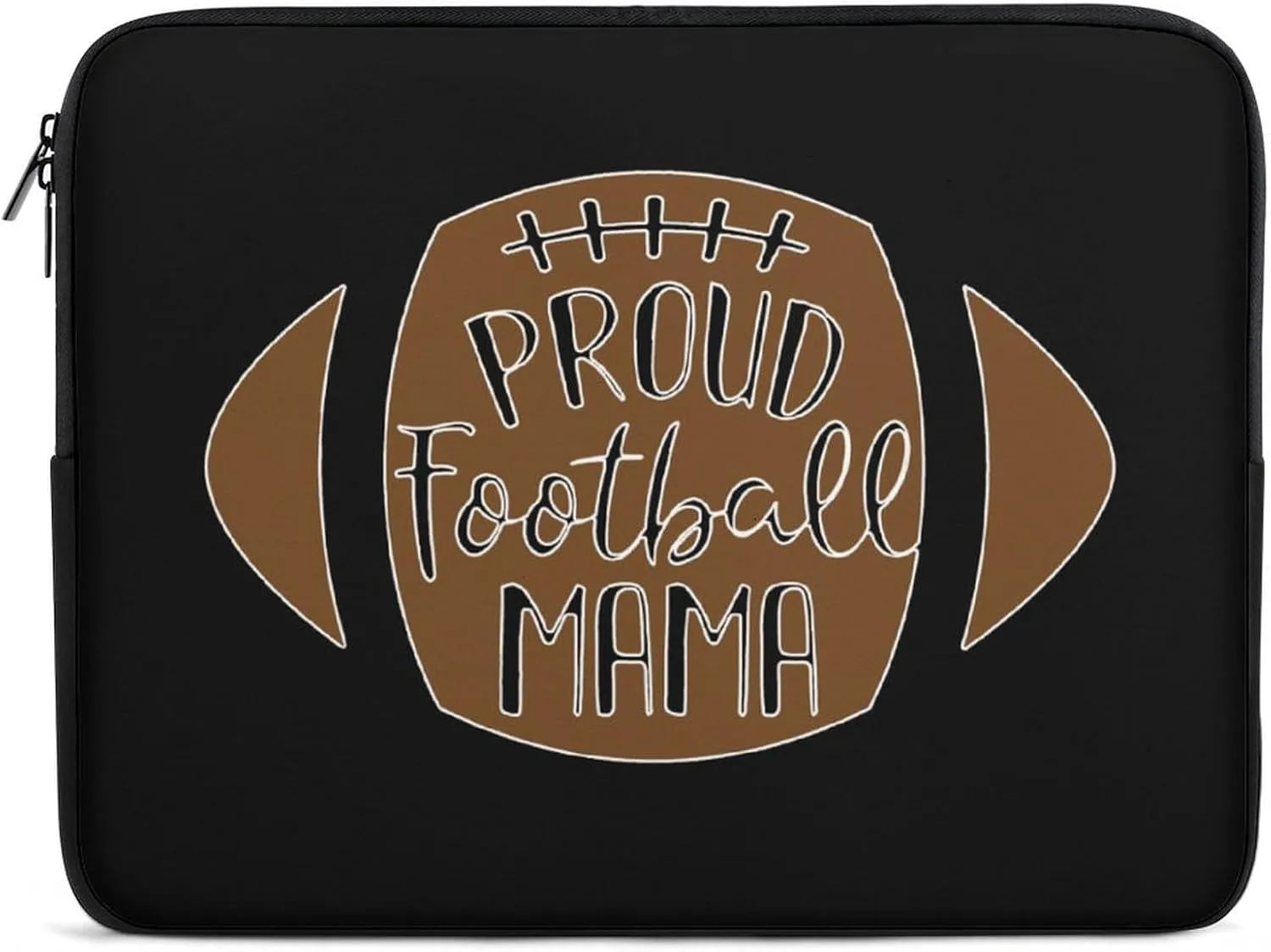 Proud Football Mama Personalized Laptop Bag Business Casual Laptop Case Slim Computer Bag Briefcase