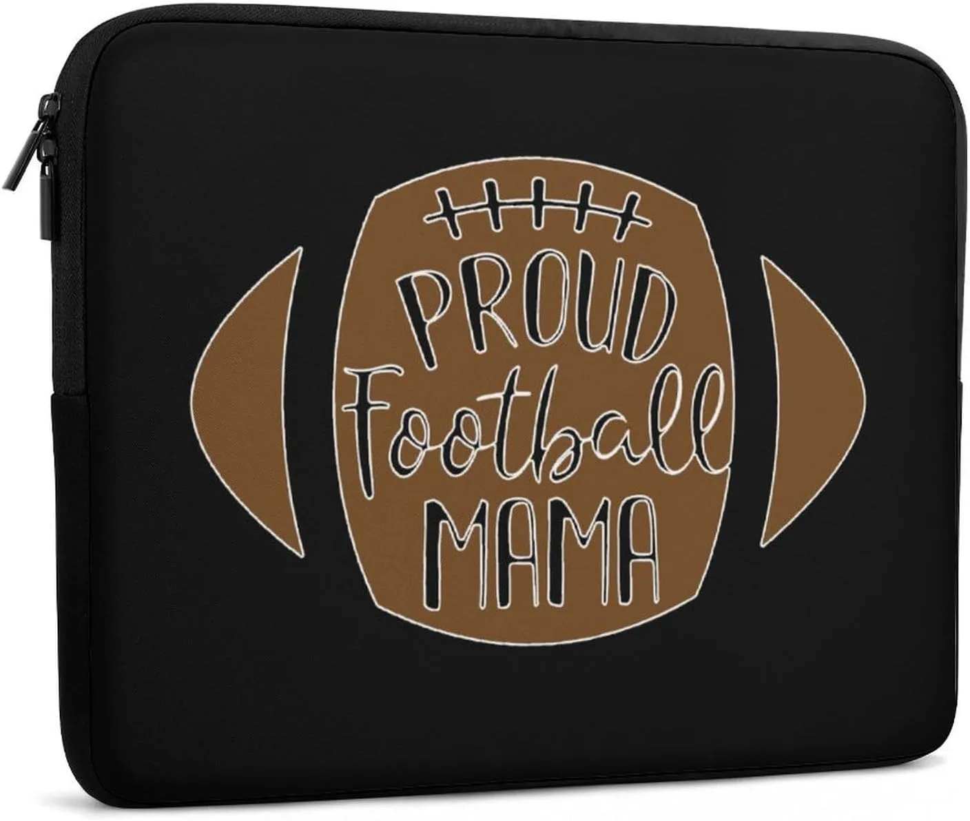 Proud Football Mama Personalized Laptop Bag Business Casual Laptop Case Slim Computer Bag Briefcase