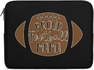 Proud Football Mama Personalized Laptop Bag Business Casual Laptop Case Slim Computer Bag Briefcase