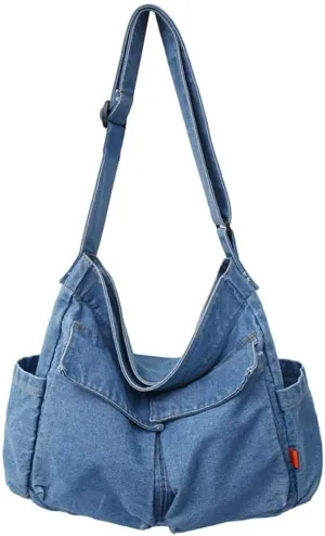 Purse Canvas Sling Bag Aesthetic Tote Large Handbags Fairy Grunge Hipster Hobo Boho Hippie Crossbody Bag