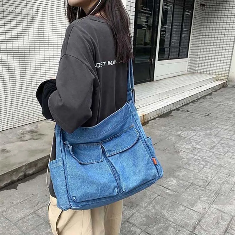 Purse Canvas Sling Bag Aesthetic Tote Large Handbags Fairy Grunge Hipster Hobo Boho Hippie Crossbody Bag
