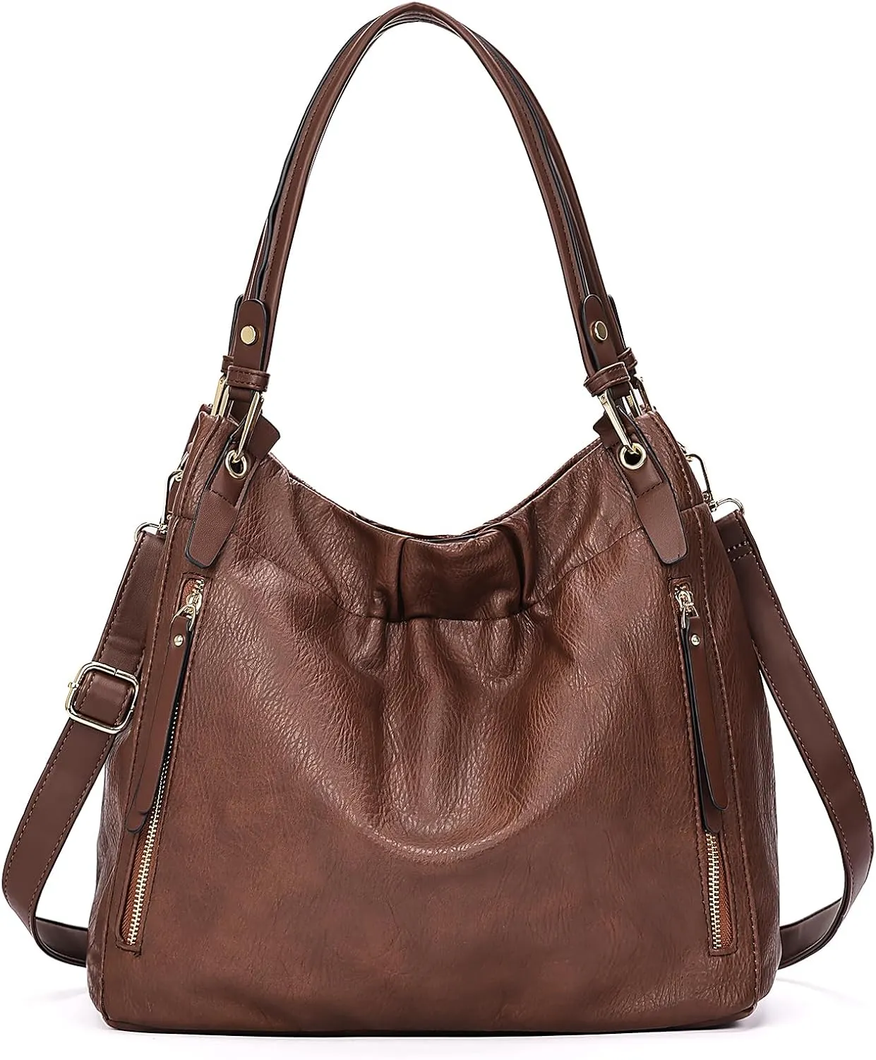 Purses and Handbags, Large Size Faux Leather Hobo Style Handbags for Women, Shoulder Bag with Removable Strap