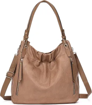 Purses and Handbags, Large Size Faux Leather Hobo Style Handbags for Women, Shoulder Bag with Removable Strap