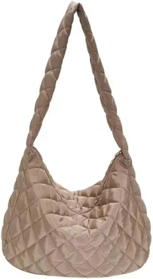 Shoulder Bag for Wome Lingge Casual Tote Crossbody Hobo Bag Top-Handle Bags
