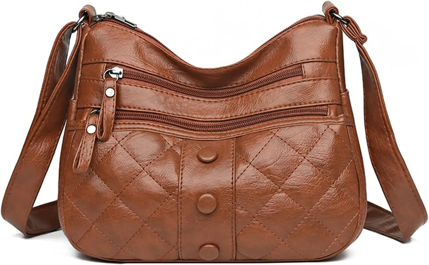 Shoulder bag Ladies PU Leather Casual Shoulder Bags For Women Storey Large Capacity Women Crossbody Shopper Bags