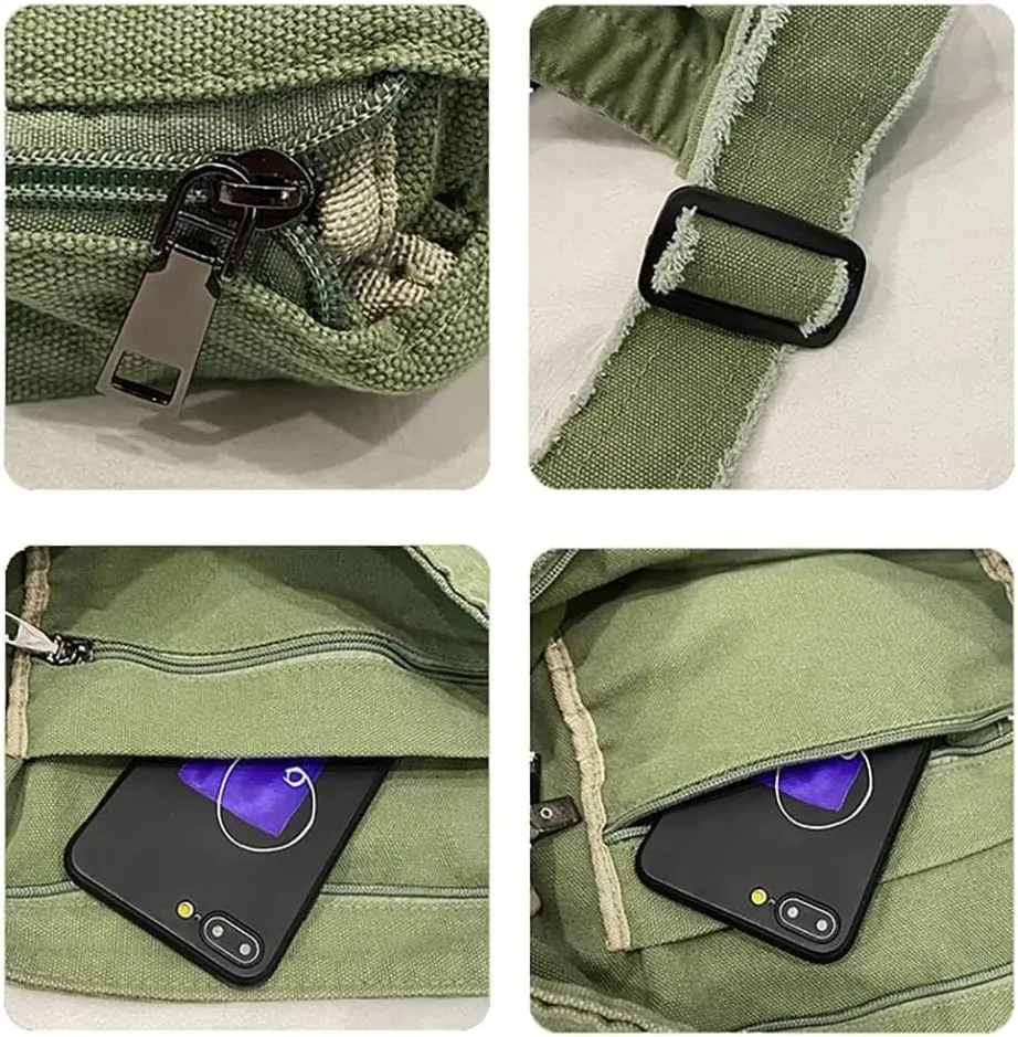 Sling Purses for Office Study Shopping Travel Y2k Aesthetic Grunge Bag Hobo Boho Hippie Crossbody Bags