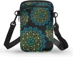 Small Crossbody Bags for Women Southwest Native Cell Phone Purse, Boho Mini Shoulder Purse Smart Phone Wallet