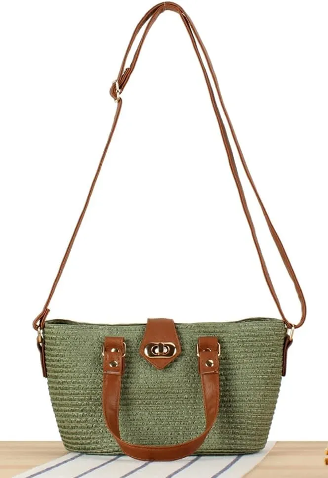 Straw Hobo Bags for Women Tote Bag Woven Shoulder Bags Large Handbag Purse Crossbody Bag Summer Beach Casual