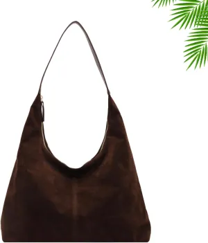 Suede Hobo Bag for Women,Suede Tote Bags for Women Work Bags, Slouchy Bag Hobo Handbag