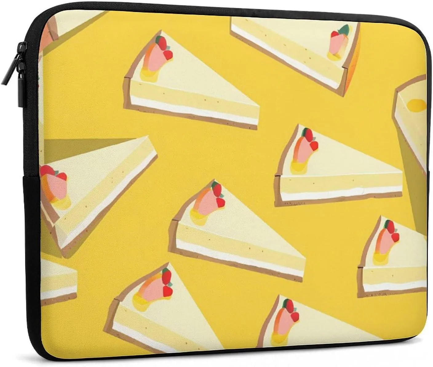 Sweat Cheesecake Lover Personalized Laptop Bag Business Casual Laptop Cases Slim Computer Bag Briefcase