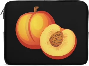 Sweet Peach Personalized Laptop Bag Business Casual Laptop Cases Slim Computer Bag Briefcase