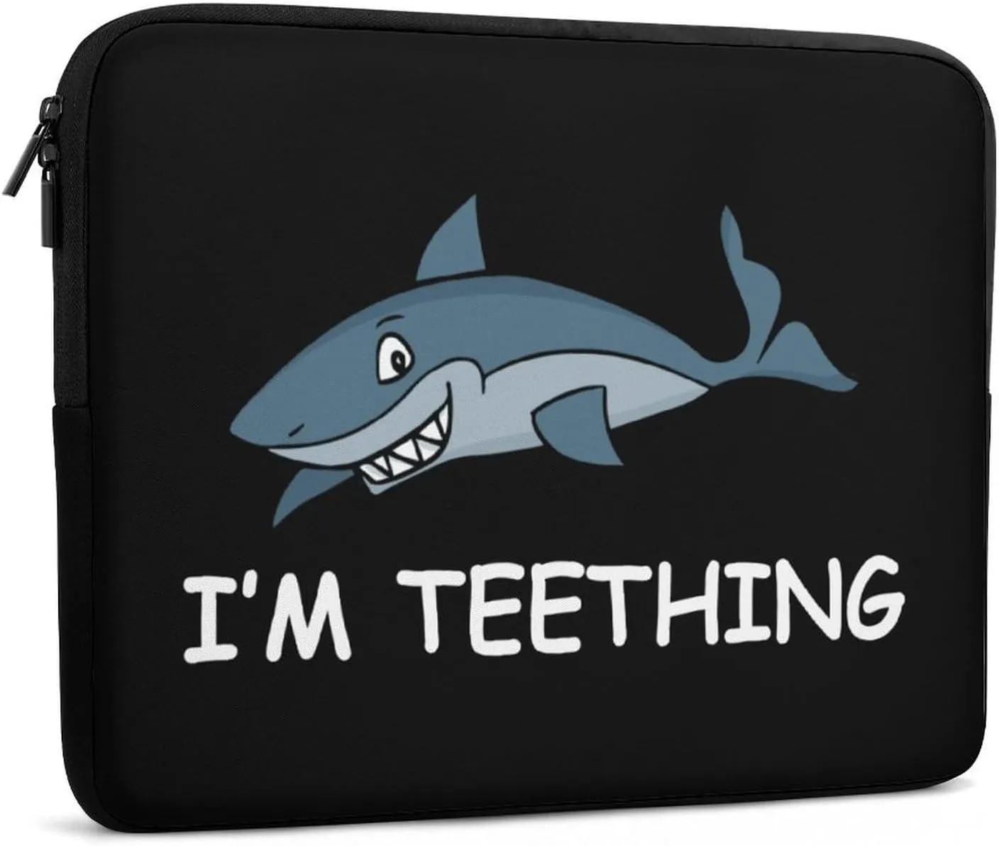 Teething Shark Personalized Laptop Bag Business Casual Laptop Case Slim Computer Bag Briefcase