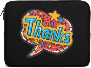 Thanks Personalized Laptop Bag Business Casual Laptop Cases Slim Computer Bag Briefcase