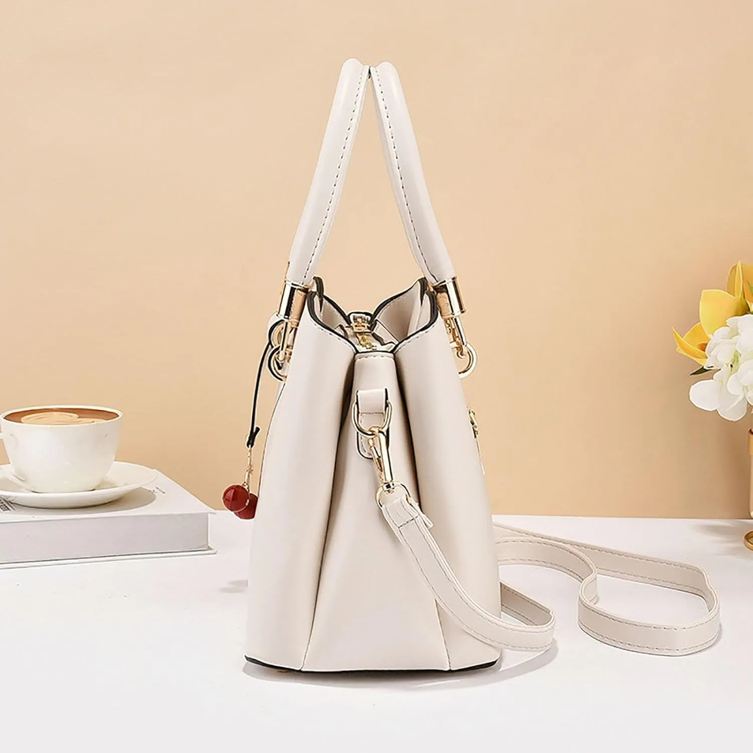 Tote Bag For Women Leather Work Handbags Purse Shoulder Bags Outdoor Bag For Ladies For Shopping Travel