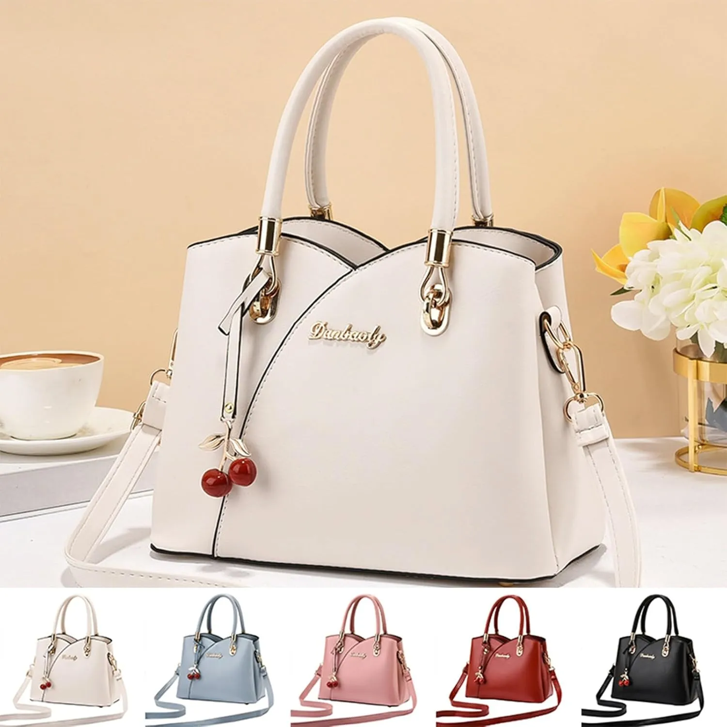 Tote Bag For Women Leather Work Handbags Purse Shoulder Bags Outdoor Bag For Ladies For Shopping Travel