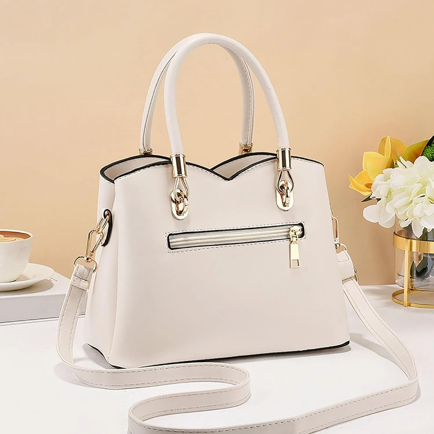 Tote Bag For Women Leather Work Handbags Purse Shoulder Bags Outdoor Bag For Ladies For Shopping Travel