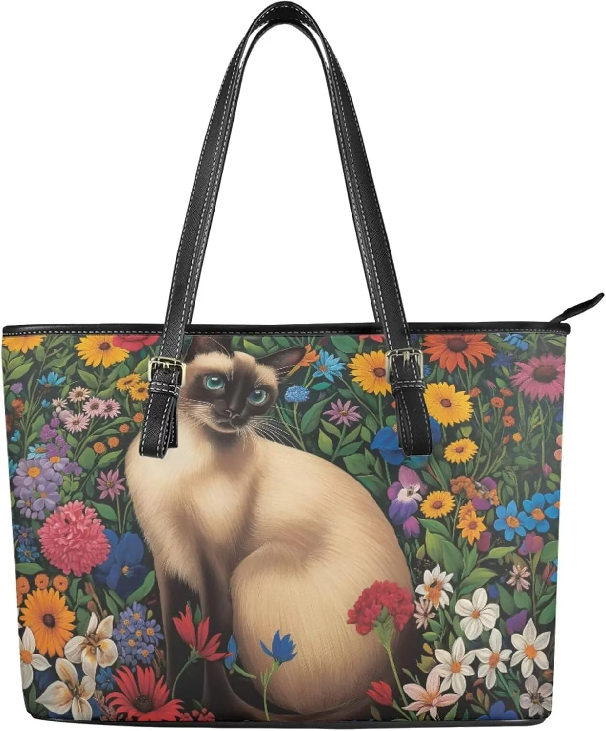 Tote Bag with Wallet for Women Fashion Lady Handbag with Strap Spacious Work-Ready Laptop Bag