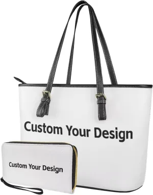 Tote Bag with Wallet for Women Fashion Lady Handbag with Strap Spacious Work-Ready Laptop Bag