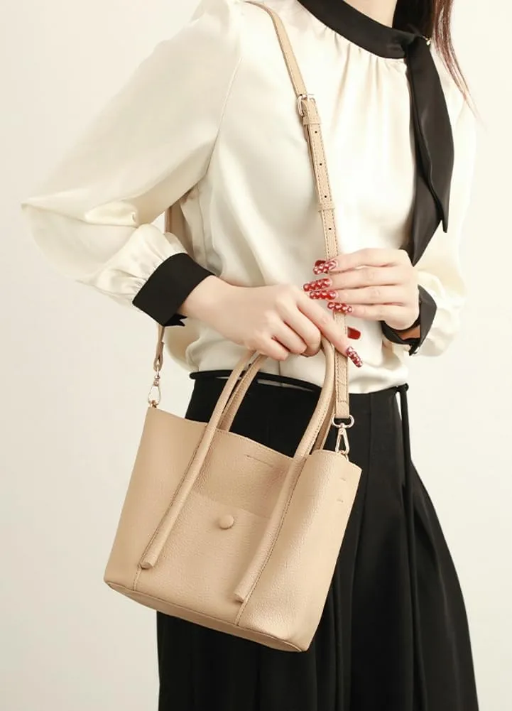 Trendy Tote Bag Women 2025 Large Vegan Shoulder Crossbody Bags Satchel Top Handle Purses Classic Bucket Handbags