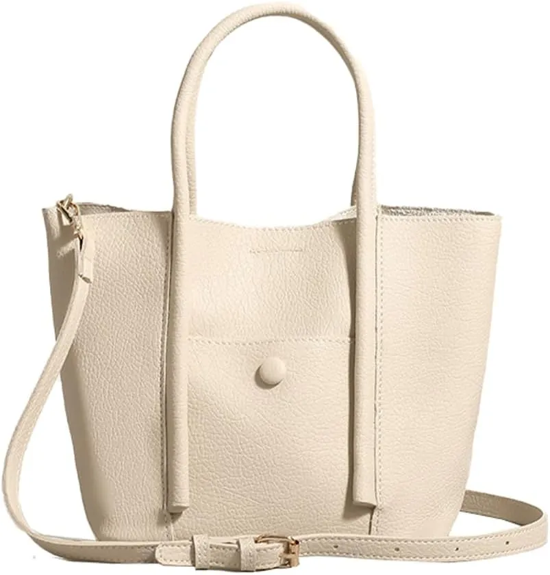 Trendy Tote Bag Women 2025 Large Vegan Shoulder Crossbody Bags Satchel Top Handle Purses Classic Bucket Handbags