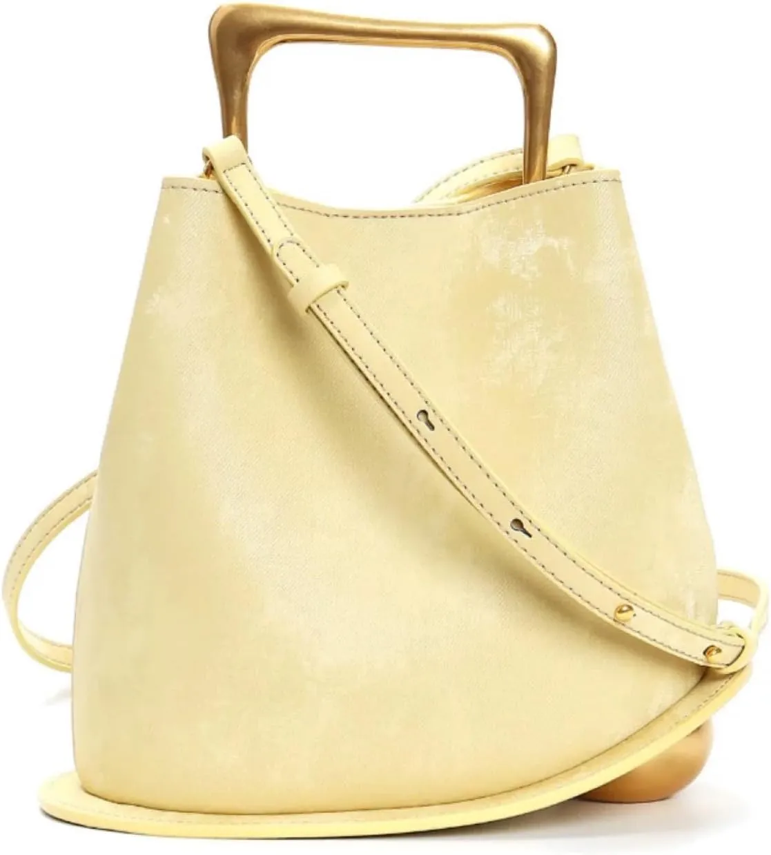 Women's Silk Bucket Bag, Personalized Handbag, Creative Vegetable Basket, One Shoulder Crossbody