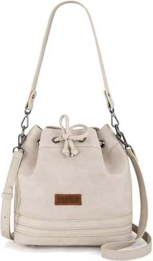 Wrangler Hobo Bags for Women Designer Bucket Purses Western Shoulder Handbags